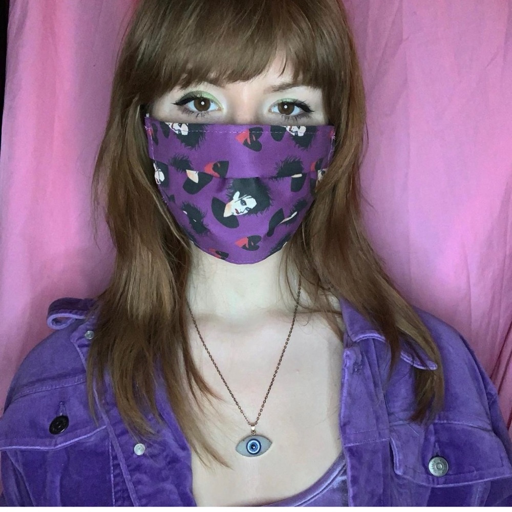 Custom made ROBERT SMITH/The‎ CURE FACE MASK